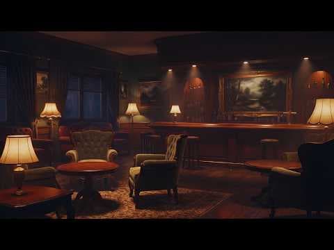Vintage Jazz on a Rainy 1940s Night ☔ Relaxing Cozy Jazz Ambience for Study &amp; Sleep